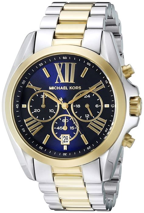 michael kors 2 tone chronograph watch|Michael Kors runway chronograph watch.